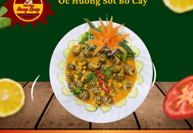 ỐC HƯƠNG SỐT BƠ CAY
